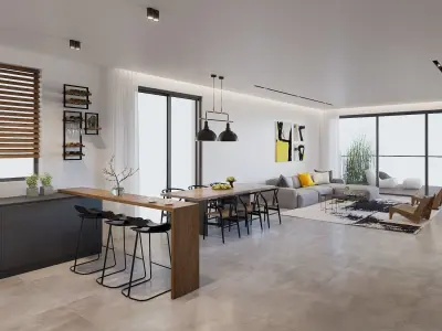 Chandelier 2Round SKU 6483 Free 3D model