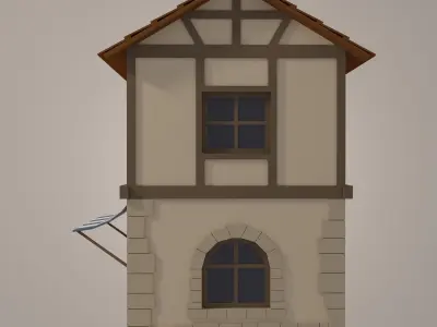 Forge Low-poly 3D model