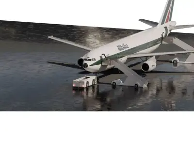 Airbus A300 B4 3D model