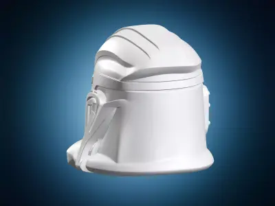 Star Wars Clone Trooper Helmet Sculpture 3D print model