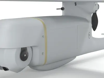 AeroVironment UAV RQ-11 b Raven Unmanned Aerial Vehicle 3D model