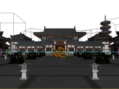 ancient architecture 3D model purchase
