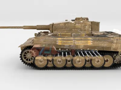 Eastern Front Armor Pack with Interior v2 3D model