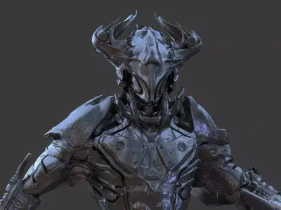 Future armor military 3D model