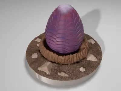 Creature Egg Free 3D print model