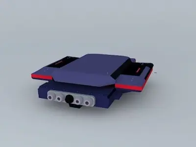 XB444 Macedonian Space battleship classe Free 3D model