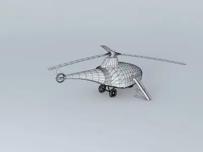 HELICOPT helicopter Free 3D model