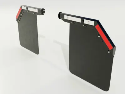 Mud Flap Hangers 3D model