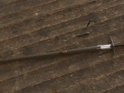 Damascus Claymore Free low-poly 3D model