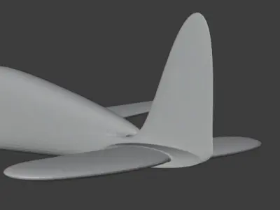 plane bf-109 3D model