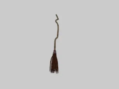 Witch Broom 3D model