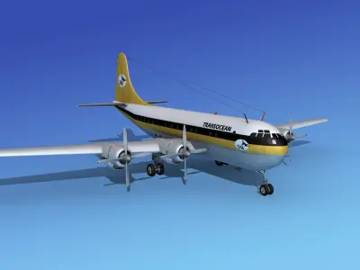 Boeing 377 Transocean 3D model