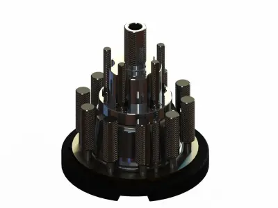 Hole Position Checking Gauges of Differential Case 3D model