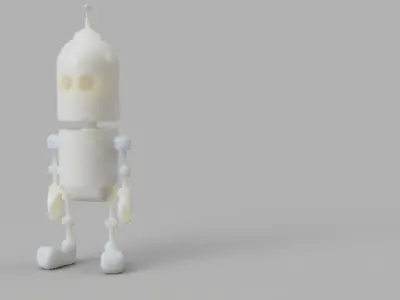matt dixon style robot 3D model