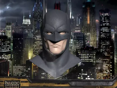 Batman Cowl In The Style Of State Farm Commercial 3D model