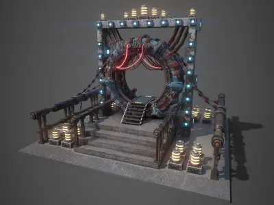 World portal 3D model