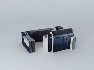 Faculty of Humanities and Arts Free 3D model