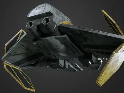 Jedi Starfighter ETA-2 3D model