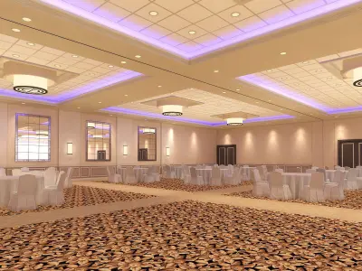 Hotel Ballroom 3D model