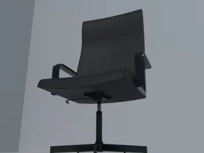 Leather Office Chair Free low-poly 3D model