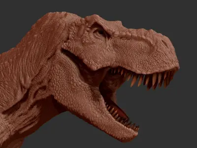 T-Rex t - rex Low-poly 3D model