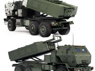 MLRS M142 HIMARS 2006 3D model
