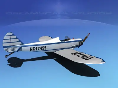 Flybaby biplane 3D model