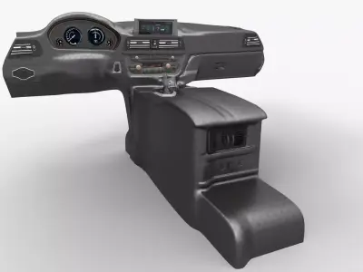 3 Series M Sport Dashboard Armrest Basic Model 3D model