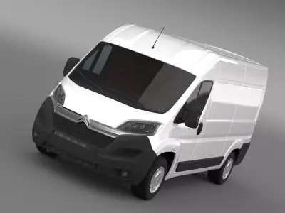 Citroen Jumper Van L2H2 2017 3D model