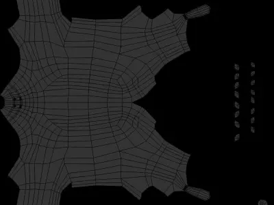 Bear Low Poly Base  Low-poly 3D model