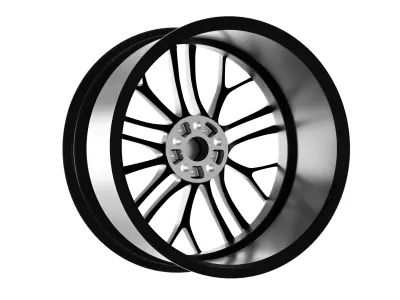 BBS RE-X Low-poly 3D model