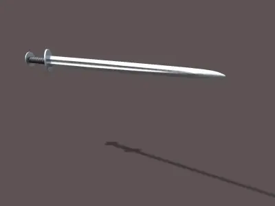 PBR Viking Sword HighPoly 3D model