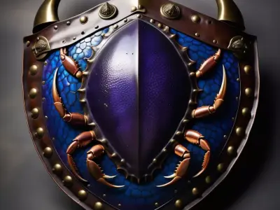 Mystic Crab Scale Shield 3D model