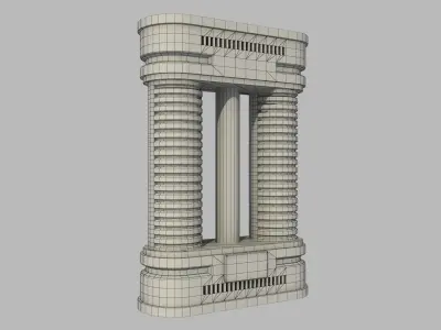 3D AIR COOLER GAME PROP Low-poly 3D model