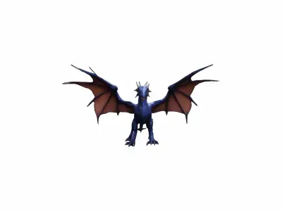 High Render Bahamut Is A Legendary God Like Dragon  3D model