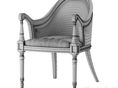royal chair 3D model