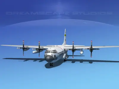 Lockheed C-130 Hercules USAF 2 3D model
