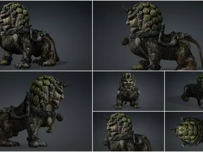 Pack-12 Mythical Creatures 3D model