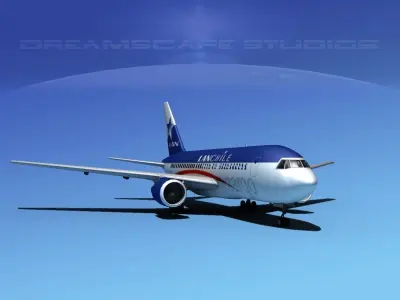 Boeing 767-200ER Lan Chile Cargo 3D model