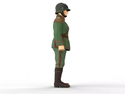 Male Toy Soldier 3D model