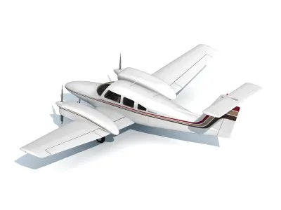 Piper PA-44-180 Seminole 3D model