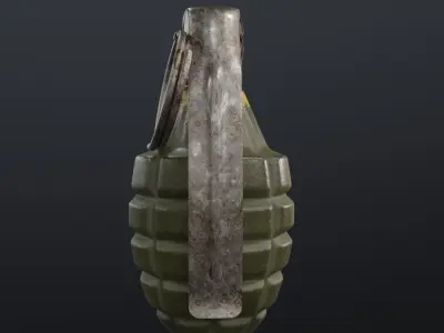 Grenade 3D model 4