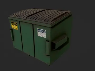 Dumpster 3D model get