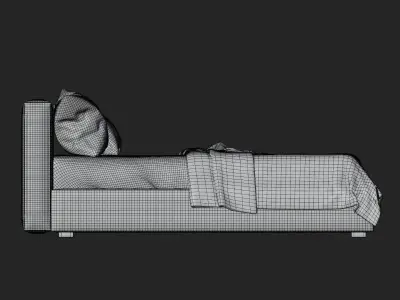 SAMOA BED RELAXED Free 3D model