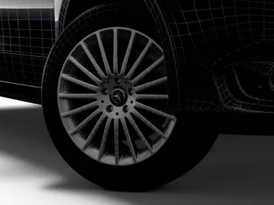 Mercedes Benz Vito Premium 2020 wheel 3D model