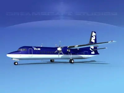 Fokker F-60 VLM 3D model