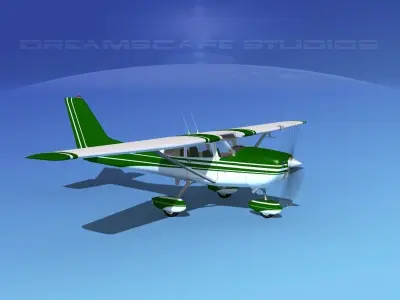 Cessna 172 Skyhawk 1967 V04 3D model