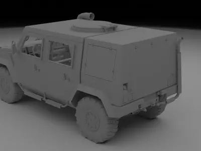 VTLM Lince - Iveco LMV Low-poly 3D model