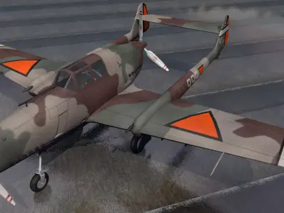 Fokker D-23 - D-XXIII 3D model