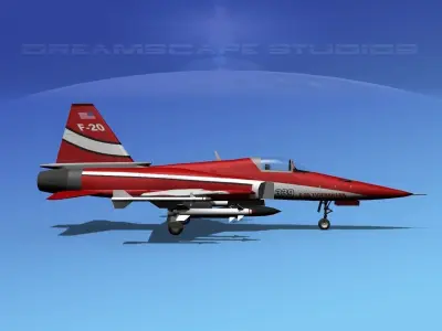 Northrop F-20 Tigershark V11 3D model